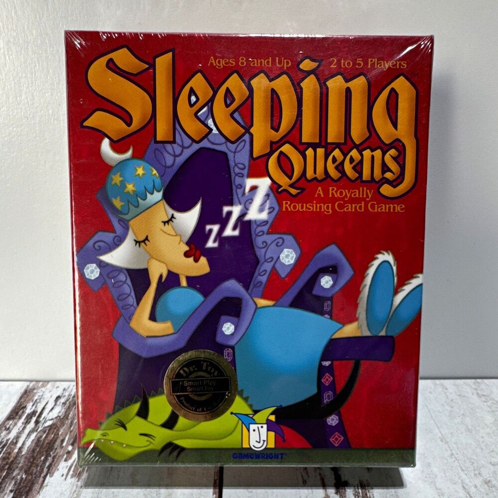 Gamewright Sleeping Queens Fantasy Card Game 2-5 Players Age 8-11 2005 Award